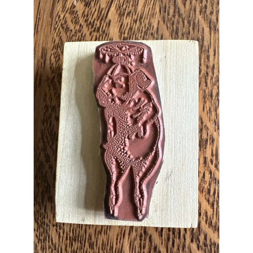 RBBB Flying Pig Beanie Propeller When Pigs Fly Funny 1991 Rubber Stamp Vintage